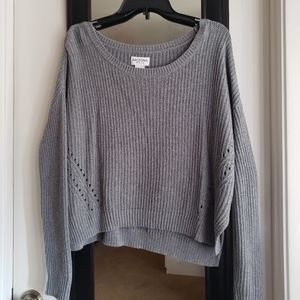 Gray Knitted Top